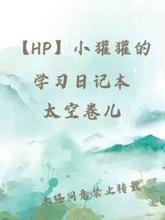 【HP】小獾獾的学习日记本